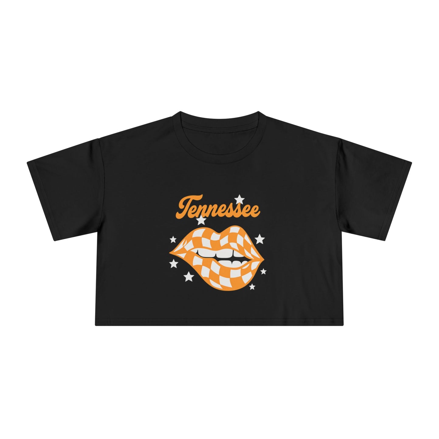 Kiss Me I'm a Vol Crop Tee