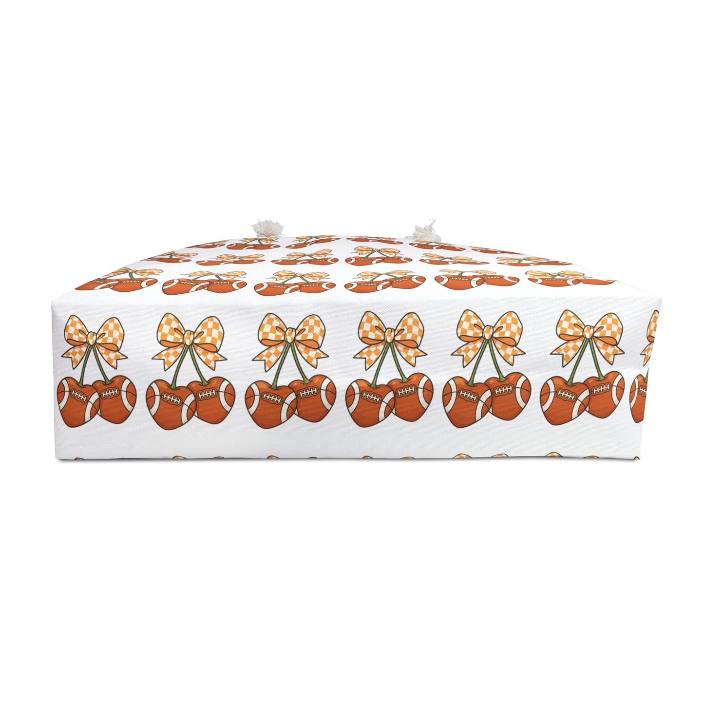🧡 Tennessee Gingham Bow Weekender Tote