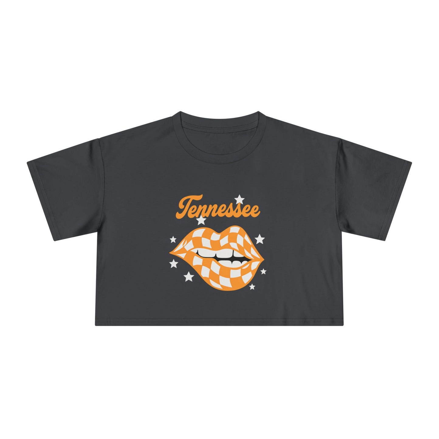 Kiss Me I'm a Vol Crop Tee