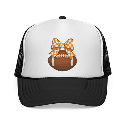 The Gingham Goal Trucker Cap