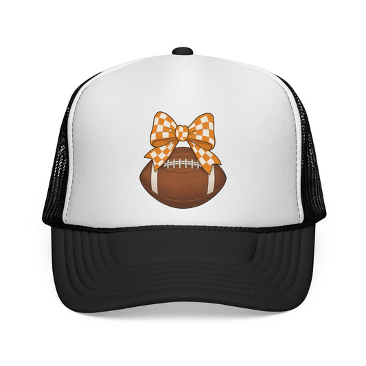 The Gingham Goal Trucker Cap