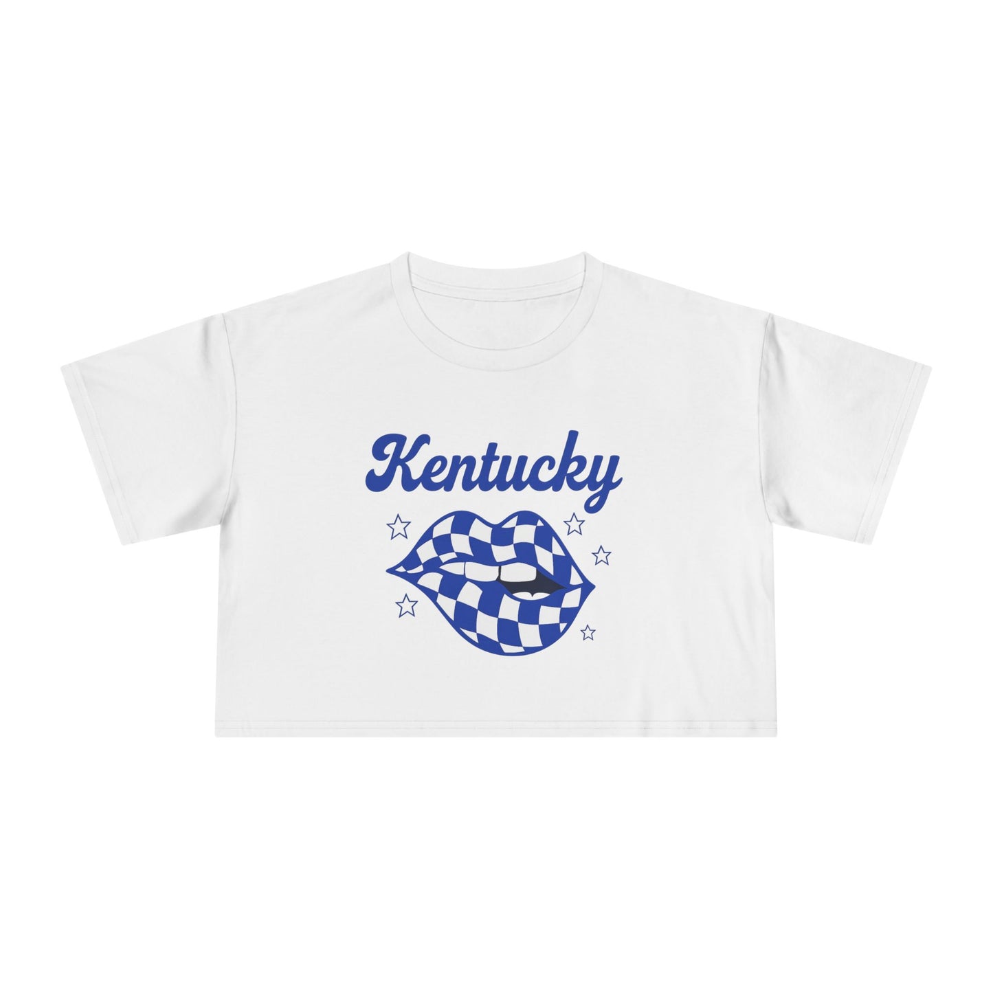 Kiss Me I'm a Wildcat Crop Tee