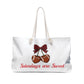Saturdays Are Sweet Weekender – Georgia Game Day Bag