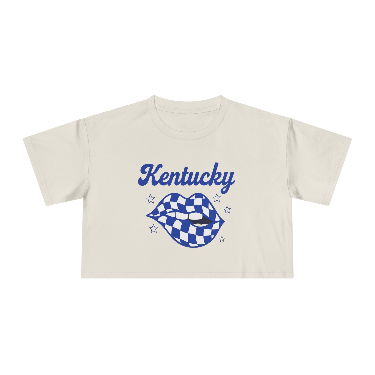 Kiss Me I'm a Wildcat Crop Tee