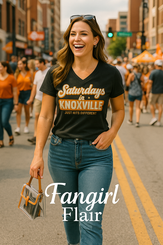 Knoxville Saturdays V-Neck Tee