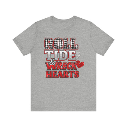 Roll Tide & Wreck Hearts Tee
