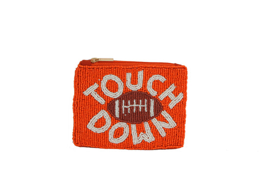 Touchdown Beaded Pouch