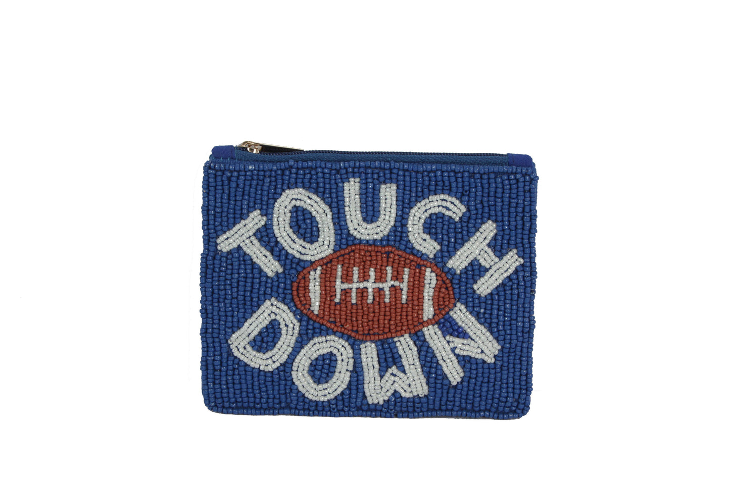 Touchdown Beaded Pouch