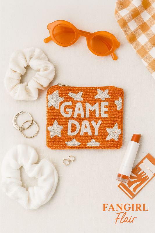 Game Day Stars Beaded Pouch