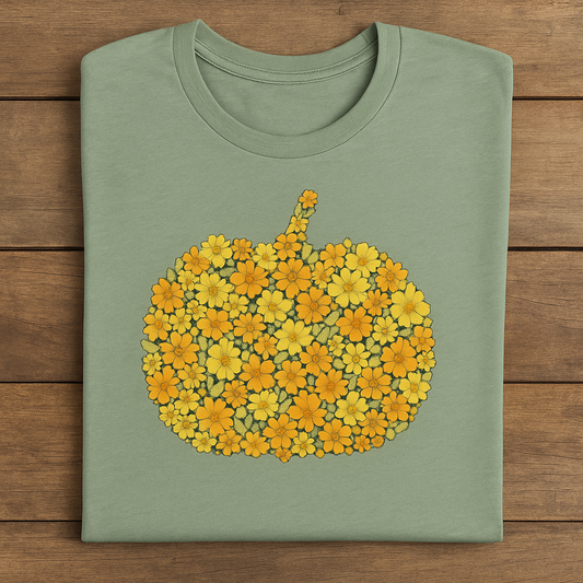 Wildflower Fill Pumpkin Tee