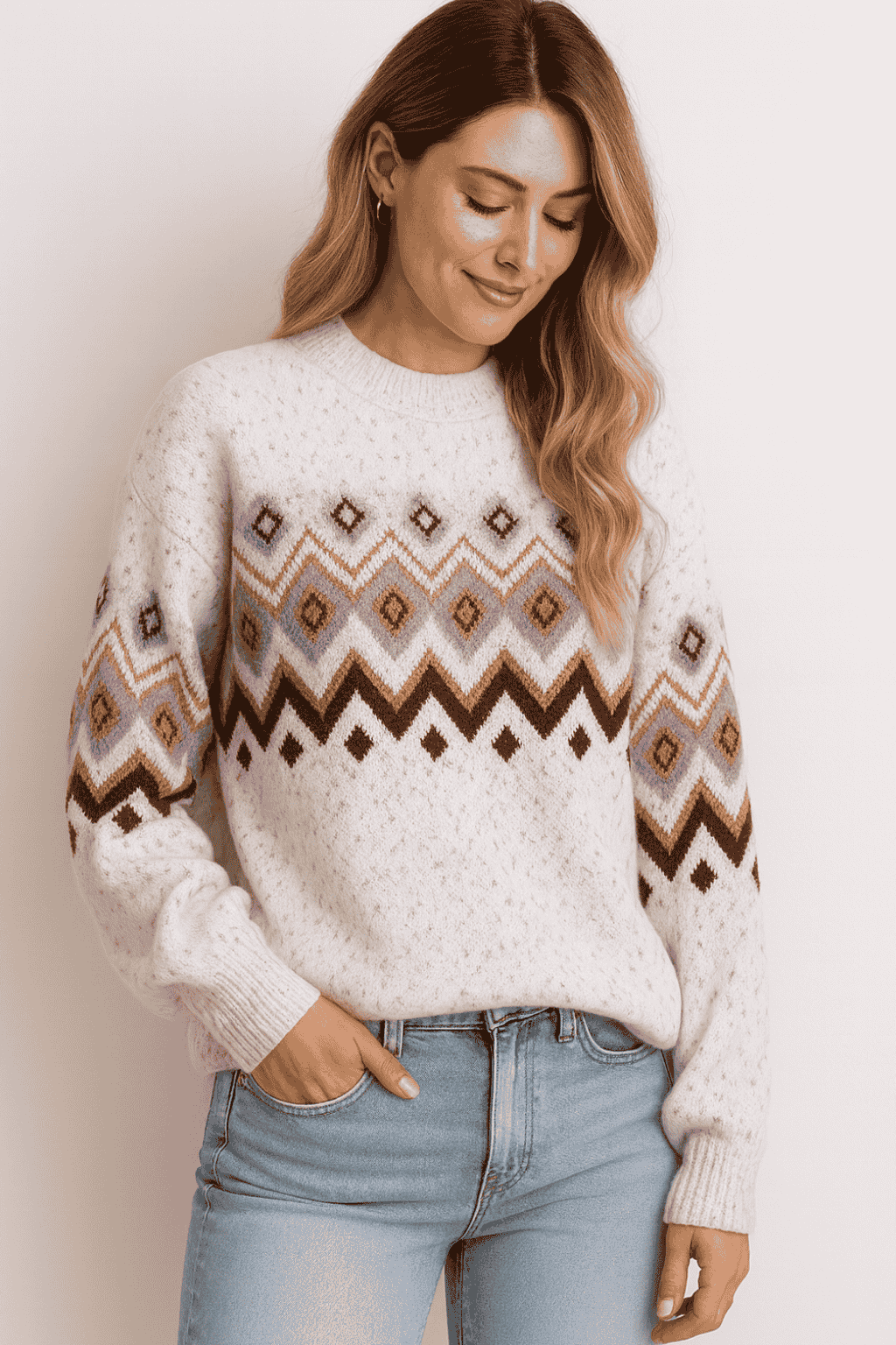Winter Crest Sweater