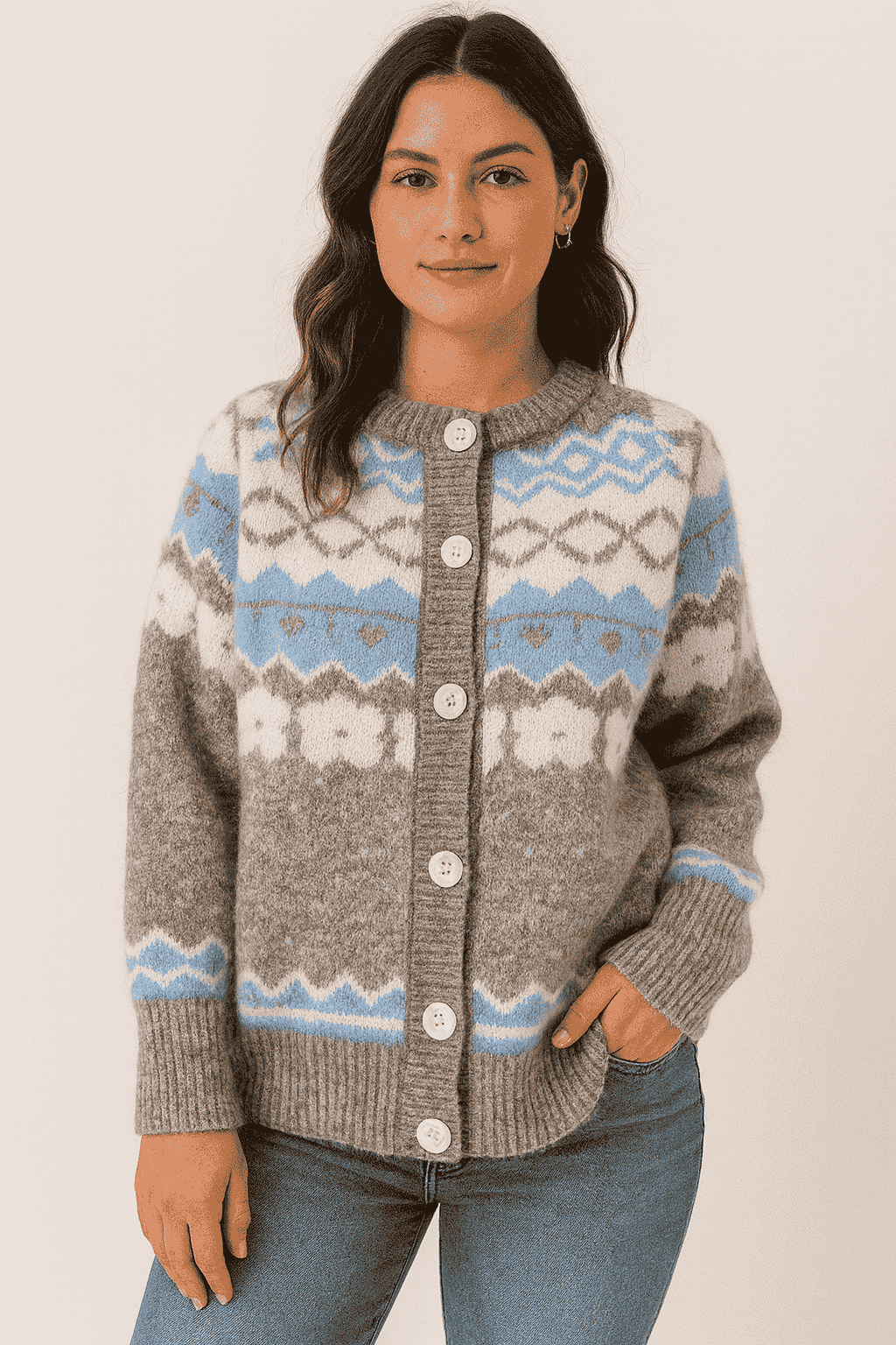 Frosted Chalet Cardigan
