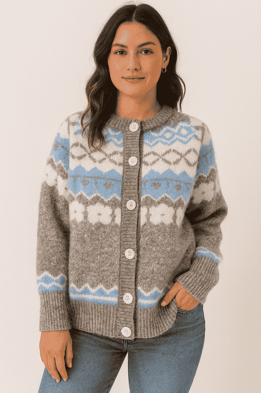 Frosted Chalet Cardigan