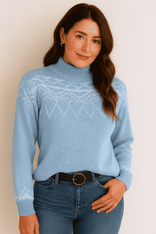 Frosted Fireside Pullover Sweater