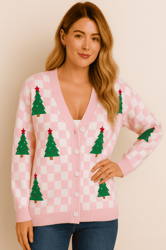 Evergreen Cheer Cardigan
