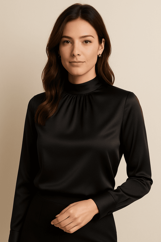 Satin Soirée Blouse
