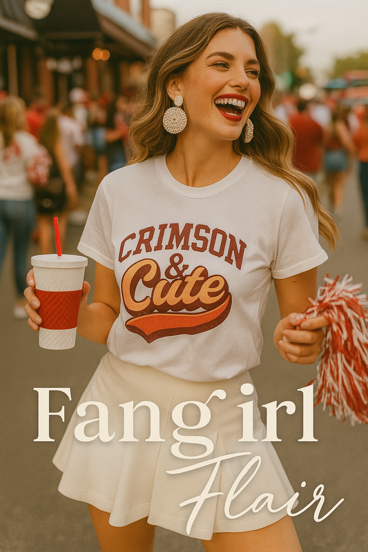 Crimson & Cute  T-Shirt