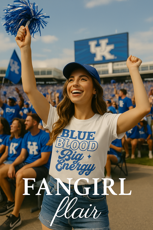 Blue Blood Big Energy  Tee