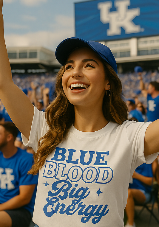 Blue Blood Big Energy  Tee