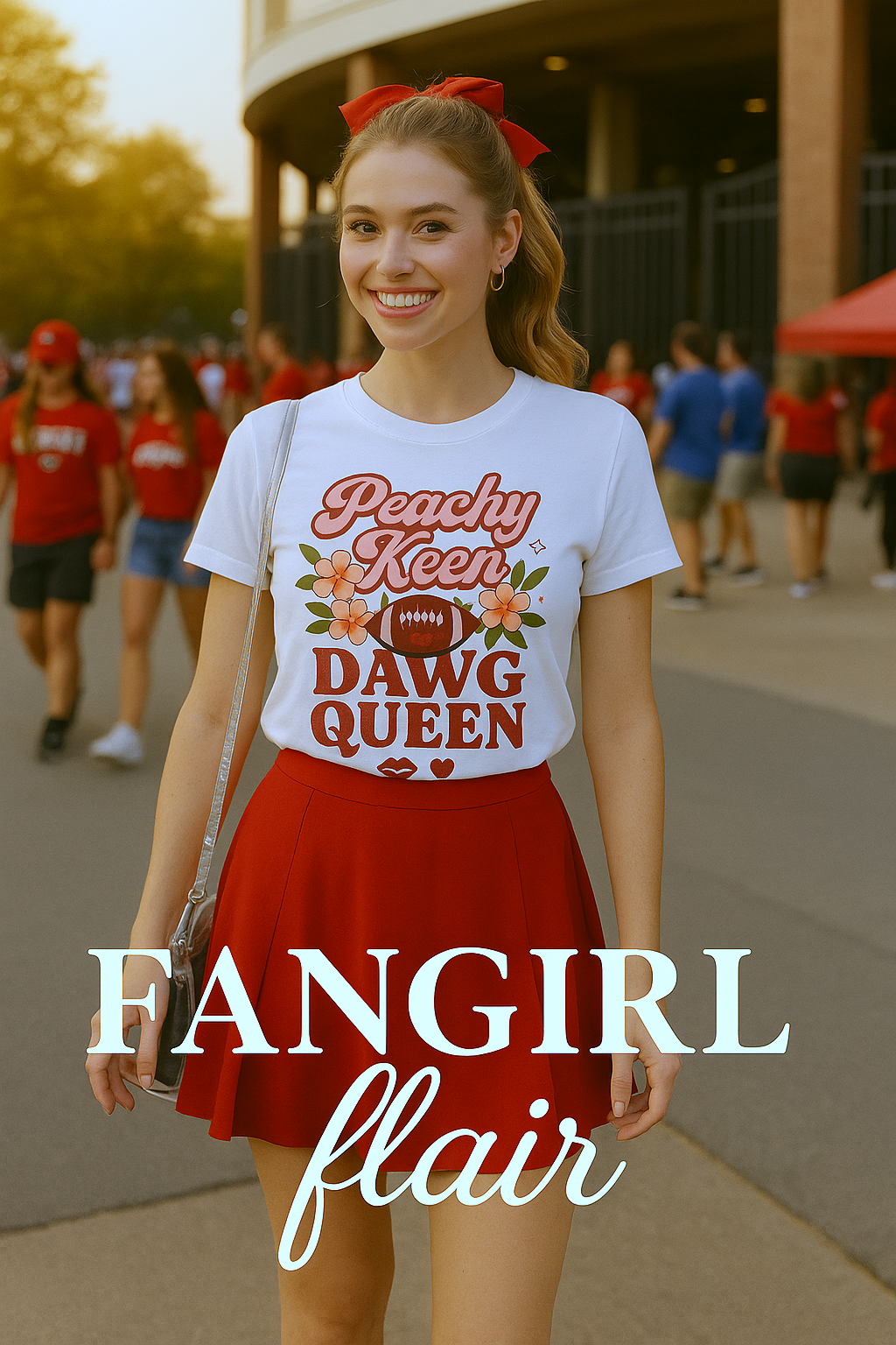 Peachy Keen Dawg Queen Tee
