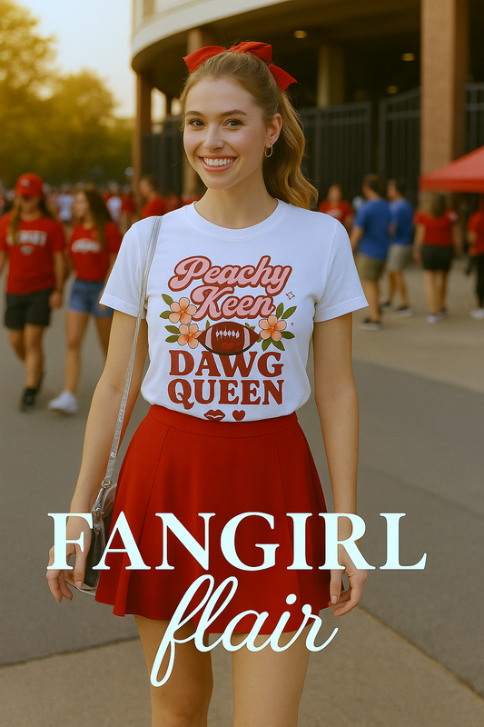 Peachy Keen Dawg Queen Tee