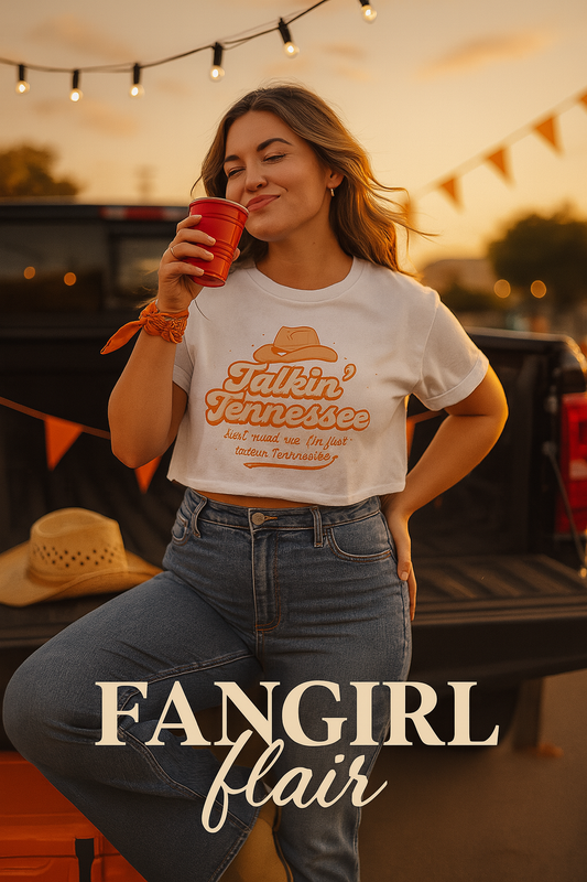 Talkin' Tennessee  Crop Tee